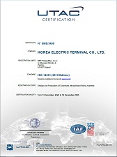 环境系统 认证书 : ISO14001(波蘭工廠)
