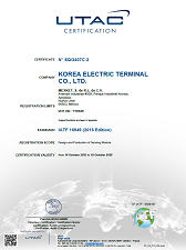 Quality System Certificate : IATF16949 (Mexico Factory)