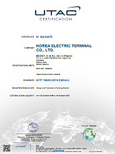 Quality System Certificate : IATF16949 (Mexico Factory)